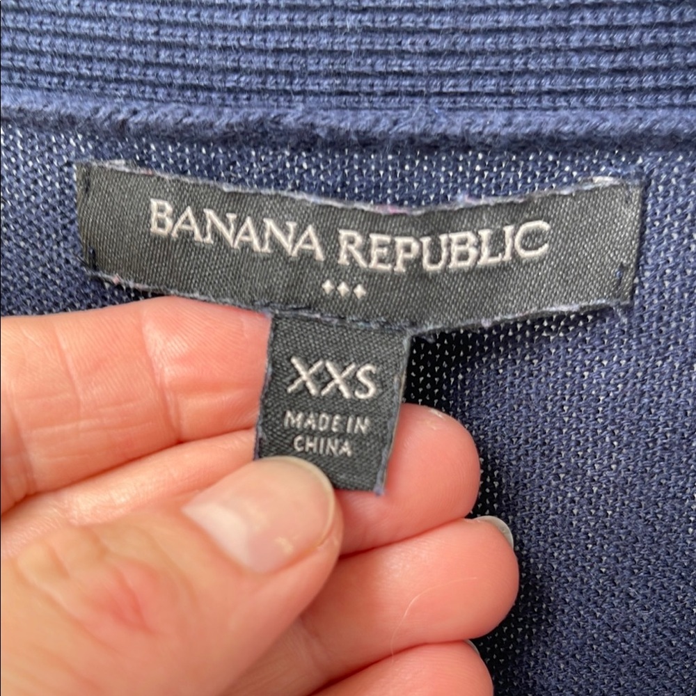 Banana Republic Blue Cardigan Sweater - Picture 3 of 13